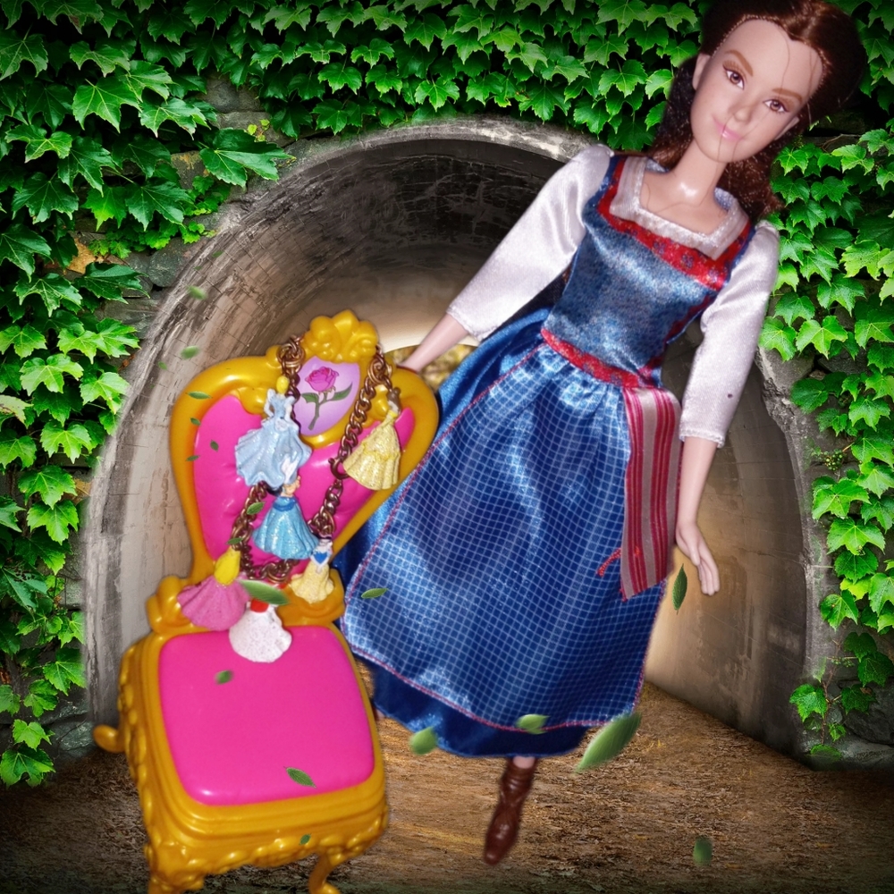Disney Beauty & The Beast Barbie And Chair